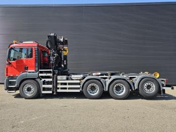 TGS 35.400 8X4-4 BL / Z CRANE + HOOKLIFT